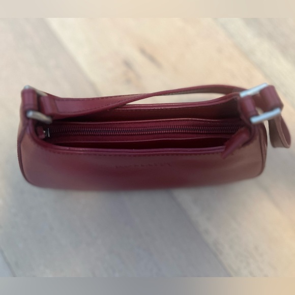 Burgundy Handbag Mini Red Shoulder Bag Purse - Picture 10 of 11